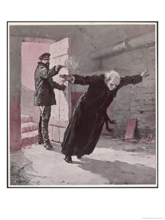 Soviets Shoot Priest Giclee Print Soviets Shoot Priest Giclee Print