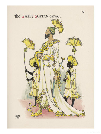 Sweet Sultan Giclee Print Sweet Sultan Giclee Print
