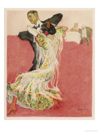 Two-Step Dance Giclee Print Two-Step Dance Giclee Print