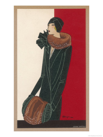 Coat by Patou Giclee Print Coat by Patou Giclee Print