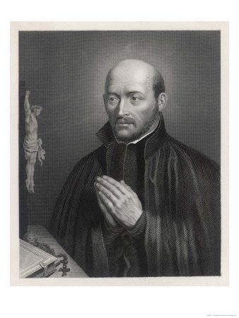 Ignatius Loyola Spanish Saint Founder of Society of Jesus (Jesuits) in an Ignatius Loyola Spanish Saint Founder of Society of Jesus (Jesuits) in an