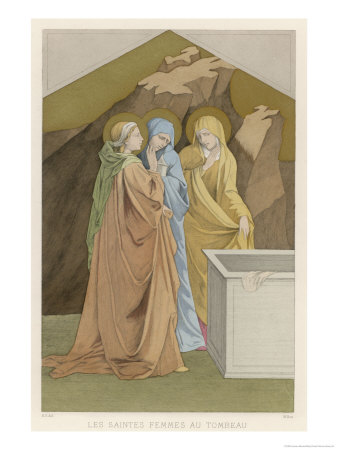 Mary Magdalen Mary the Mother of James and Salome Come with Spices to Anoint Jesuss Body