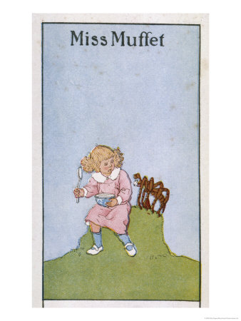 Miss Muffet Giclee Print Miss Muffet Giclee Print