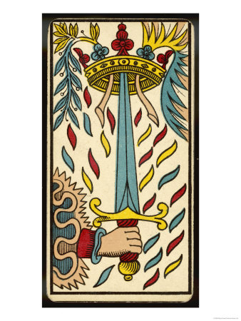 Tarot: The Ace of Swords Giclee Print Tarot: The Ace of Swords Giclee Print