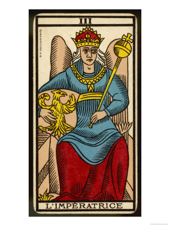 Tarot: 3 L'Imperatrice, The Empress Giclee Print Tarot: 3 L'Imperatrice, The Empress Giclee Print
