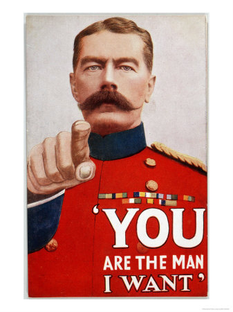 World War Recruiting Posters. Kitchener Poster Recruitment