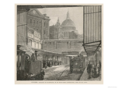 Blackfriars Station Giclee Print Blackfriars Station Giclee Print