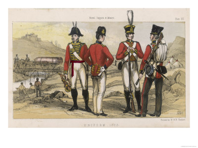 Sappers and Miners in Uniform Giclee Print Sappers and Miners in Uniform Giclee Print