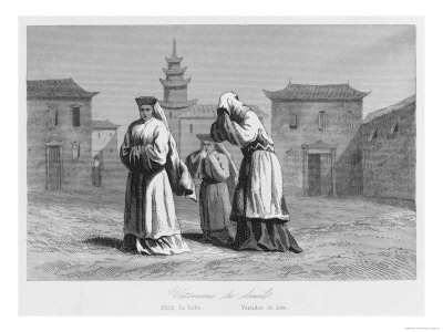 Japanese in Mourning Dress Giclee Print Japanese in Mourning Dress Giclee Print