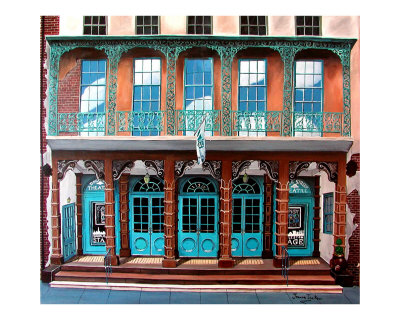 Dock St Theatre Giclee Print Dock St Theatre Giclee Print