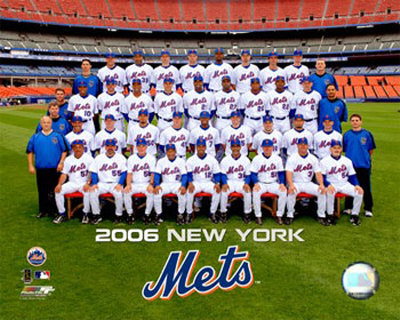 2006 - Mets Team Sit Down Photograph 2006 - Mets Team Sit Down Photograph