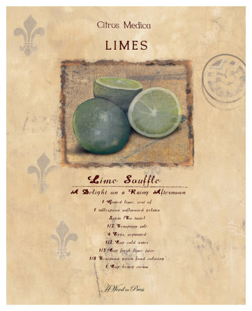 Lime Souffle Giclee Print Lime Souffle Giclee Print