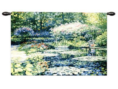 Giverny Lily Pond Wall Tapestry Giverny Lily Pond Wall Tapestry