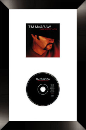 Tim McGraw Framed CD Tim McGraw Framed CD