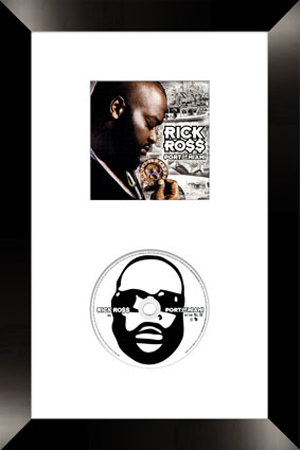 Rick Ross Framed CD Rick Ross Framed CD