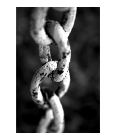 Cemetary Chains Photographic Print Cemetary Chains Photographic Print