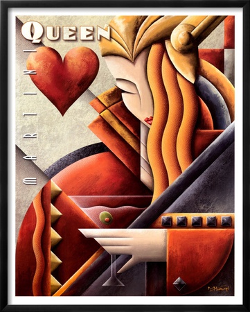 Martini Queen Framed Print Martini Queen Framed Print