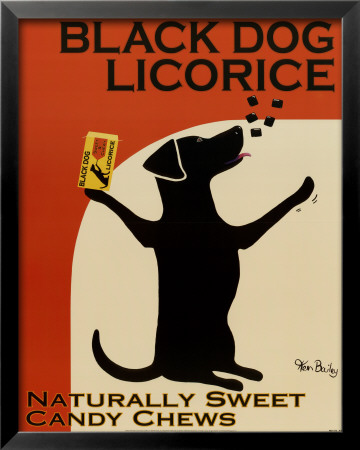Black Dog Licorice Framed Print Black Dog Licorice Framed Print
