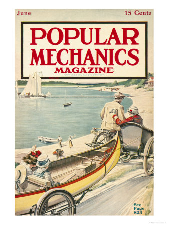 Popular Mechanics, June 1915 Premium Poster Popular Mechanics, June 1915 Premium Poster