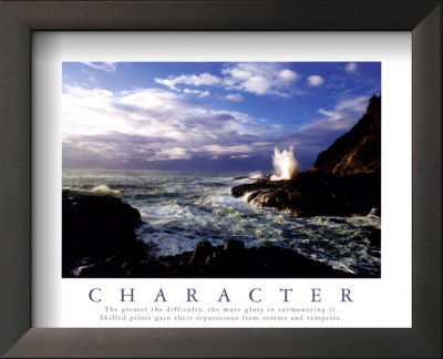 Character: Crashing Waves Framed Print Character: Crashing Waves Framed Print