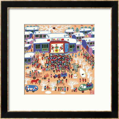 Village Opera Framed Print Village Opera Framed Print