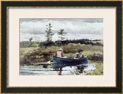 The Blue Boat Framed Print The Blue Boat Framed Print