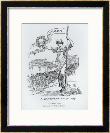 May Day, 1907 Framed Print May Day, 1907 Framed Print