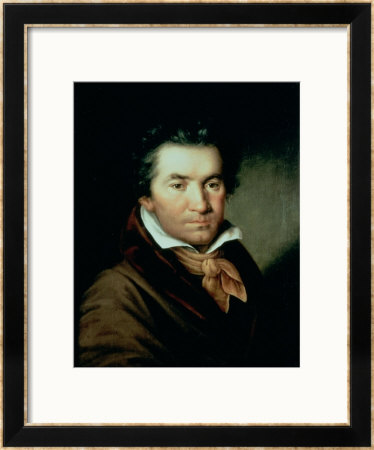 Ludwig Van Beethoven (1770-1827) Framed Print Ludwig Van Beethoven (1770-1827) Framed Print