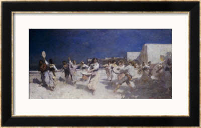 La Tarantella Framed Print La Tarantella Framed Print