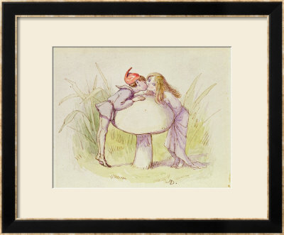 An Elf and a Fairy Framed Print An Elf and a Fairy Framed Print