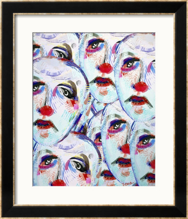 Clowns Framed Print Clowns Framed Print
