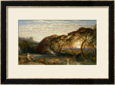 The Shadowy Stream Framed Print The Shadowy Stream Framed Print