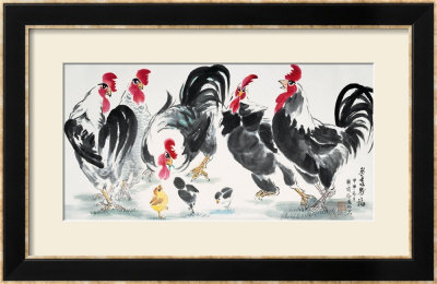 Chickens Bring Luck Framed Print Chickens Bring Luck Framed Print