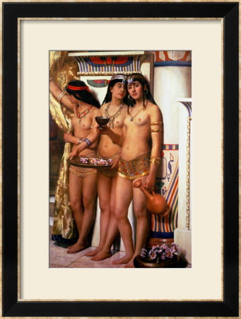 Pharaoh's Handmaidens Framed Print Pharaoh's Handmaidens Framed Print