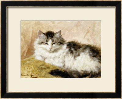 A Cat, 1893 Framed Print A Cat, 1893 Framed Print