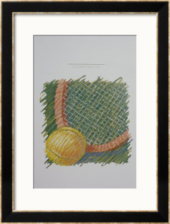 Tennis Racquet Framed Print Tennis Racquet Framed Print
