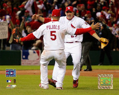 Albert Pujols And Scott Rolen Photograph Albert Pujols And Scott Rolen Photograph