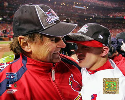 Tony LaRussa And David Eckstein Photograph Tony LaRussa And David Eckstein Photograph