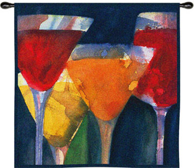Four Mixed Drinks Wall Tapestry Four Mixed Drinks Wall Tapestry