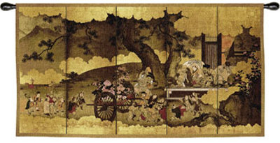 Gods of Good Fortune Wall Tapestry Gods of Good Fortune Wall Tapestry