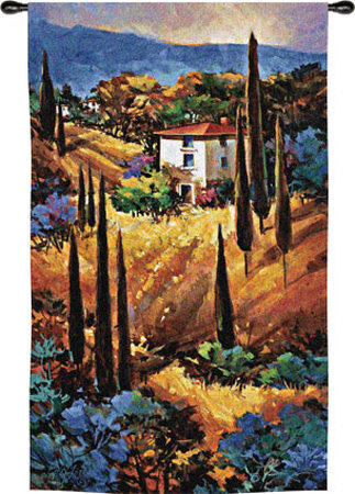 Tuscany Blue Wall Tapestry Tuscany Blue Wall Tapestry
