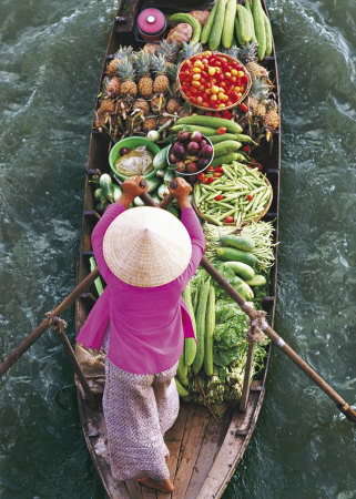 Floating Market Print Floating Market Print