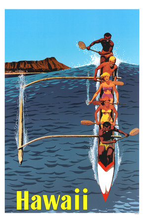 Hawaii- United Air lines Masterprint Hawaii- United Air lines Masterprint