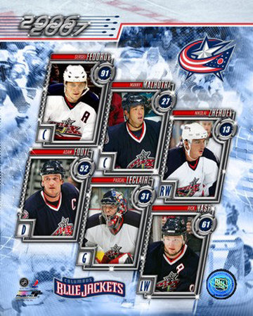 2006 - 2007 Blue Jackets Team Photograph 2006 - 2007 Blue Jackets Team Photograph