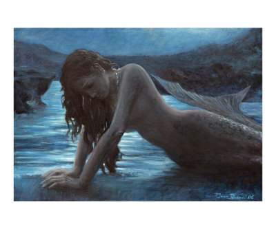 Moonlight bath Giclee Print Moonlight bath Giclee Print