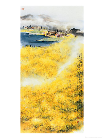 Golden Field Giclee Print Golden Field Giclee Print