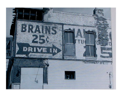 brains , drive-in Photographic Print brains , drive-in Photographic Print