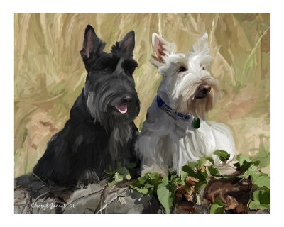Jenny & Bella Photographic Print Jenny & Bella Photographic Print