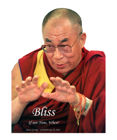Dalai Lama - Bliss Photographic Print Dalai Lama - Bliss Photographic Print