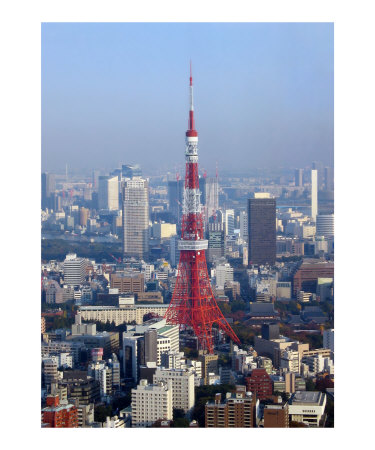 "Tokyo Tower" Japan Photographic Print "Tokyo Tower" Japan Photographic Print